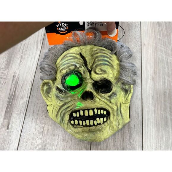 Hyde & Eek adult light up zombie mask - Picture 1 of 8